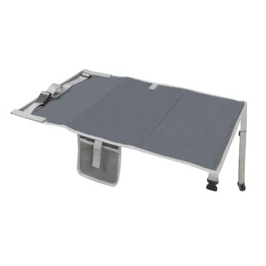 Imagem de Ysyqkn Apoio para Os Pés de Avião Infantil - Cama de Viagem - Acessórios de Viagem Práticos, Leves, Compactos E Ajustáveis, Assento com Apoio para Os Pés E R, Cinza