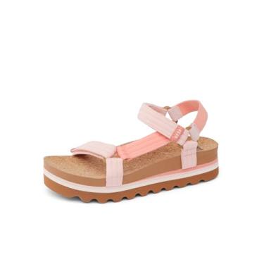 Imagem de REEF Sandália feminina com aro acolchoado, Coral Duo, 37