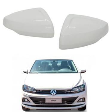 Imagem de Par Capa Retrovisor Volkswagen Virtus 2018 2019 2020 2021 2022 2023 20