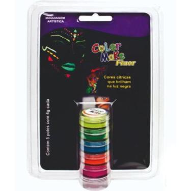 Imagem de Kit tinta facial cremosa neon  - Color Make