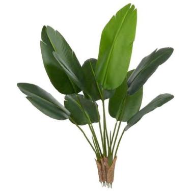Imagem de Planta Árvore Artificial Bananeira de Jardim Real Toque X8 Verde 1,2m 