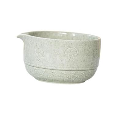 Imagem de IEUDNS Tigela de cerâmica japonesa Matcha Chawan com bico para servir chá tradicional japonês, Luz Verde