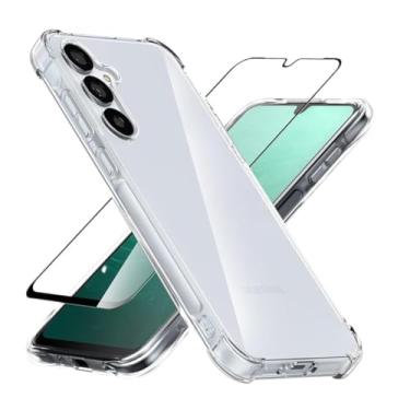 Imagem de Kit Capa Capinha + Película 3D Samsung Galaxy M55 5G | Anti-Impacto | Transparente | Proteção Total | Case Air Anti Impacto Transparente + Película De Vidro Temperado 3d Resistente