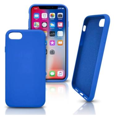 Imagem de Capa para iPhone SE 2 (2ª/3ª geração) – Capa de silicone durável à prova de choque com forro de microfibra macia, capa para iPhone com proteção antiarranhões e quedas – Capa protetora antiderrapante