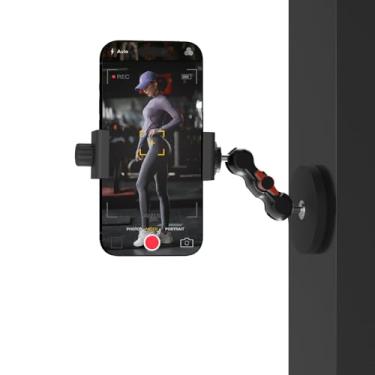 Imagem de SOH Mingying Suporte Magnético Para Celular Gym, Ventosa Ajustável Em 360°. Fixa-Se Todas As Superfícies Metálicas. Gravação Pov/Vlog Com Mãos Livres. Estável E Seguro. Compatível Iphone 16/15/14/13