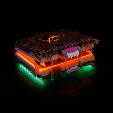 Imagem de LocoLee Kit de luz compatível com Lego 76449 Chomping Monster Book of Monsters – sem modelo apenas luz, acessórios de iluminação LED compatíveis com Lego 76449