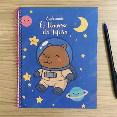 Imagem de Caderno Grande Capa Dura 1 Matéria/10 Matérias Capivara - Smart, I