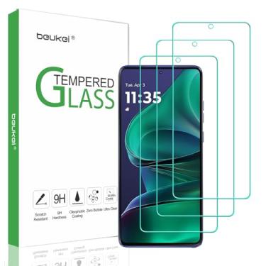 Imagem de beukei (Pacote com 3) Projetado para Motorola Moto G Stylus (2025) Protetor de Tela Vidro Temperado, Sensível ao Toque, Compatível com Capas, Dureza 9H