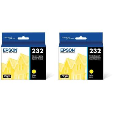 Imagem de Cartucho de tinta Epson T232 amarelo de capacidade padrão (pacote com 2)