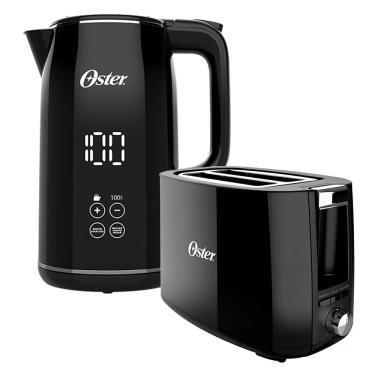 Imagem de Kit Chaleira Elétrica Digital e Torradeira Oster OCEL920 OTOR650 1,7L 750W