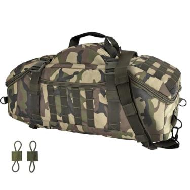 Imagem de EASY BW Mochila tática militar grande de 65 L, Floresta, 65L, Bolsa de viagem
