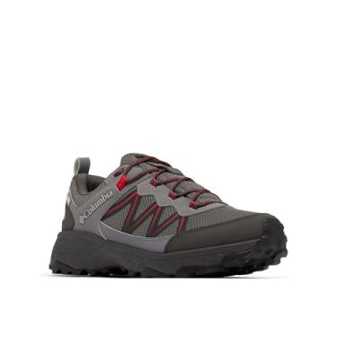 Imagem de Columbia Tênis de caminhada masculino Peakfreak Rush Outdry, Cinza urbano/vermelho montanha, 9 Wide