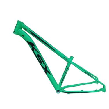 Imagem de Quadro KSX 100% Alumínio Liga 6061 Aro 29 Bicicleta Mountain Bike Cabeamento Interno Com Gancheira (VERDE (ADS PRETO), 19)