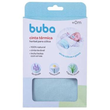 Imagem de Cinta Térmica Herbal Para Cólica e Dores do Bebê Buba, Azul