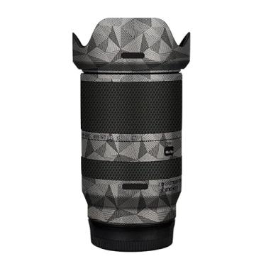 Imagem de Adesivo de lente de câmera para Tamron 18-300 mm F3.5-6.3 adequado para Sony Mount Macro Coat Wraps Film Protector Vinyl Decal Skin 18 300 (Triângulo Titânio)