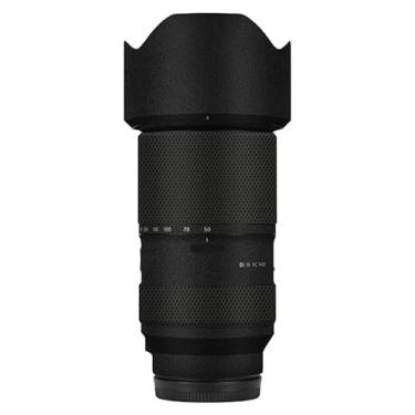 Imagem de Adesivo de câmera antiarranhões com tampa de lente película protetora decalque protetor de corpo para Tamron 50-300 mm F4.5-6.3 adequado para Sony Mount 50 300 (preto fosco)