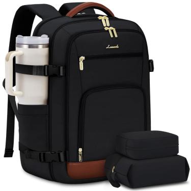 Imagem de Mochila de viagem LOVEVOOK Carry On 40L para mulheres e homens, laptop de 17"