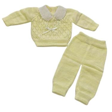 Imagem de Conjunto Saída de Maternidade Bebê Rescém Nascido Menino Menina Calça 