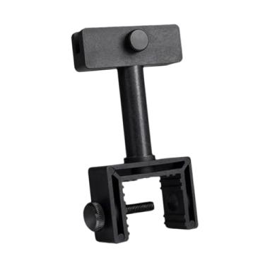 Imagem de Esquirla Grampo de suporte de sinal versátil prático fácil de instalar clipe de exibição de etiqueta de preço resistente placas de mercadorias para, Preto