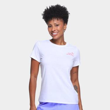 Imagem de Camiseta Puma Graphics Running Nitro W Feminina, Branco, G