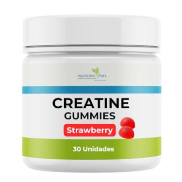 Imagem de Creatina Monohidratada em Gomas 100% Pura Sabor Morango 3g - 30 Unidades
