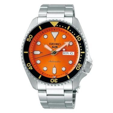 Imagem de SEIKO Relógio automático SRPD59 5 Sports 24-Jewel - Laranja