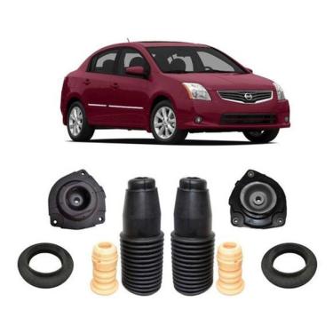 Imagem de 2 Kit Batente Coxim Dianteiro Nissan Sentra 2.0 2010 2011 12