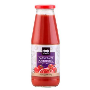 Imagem de Molho de tomate passata di pomodori rústica norfoods 680g - LA PASTINA