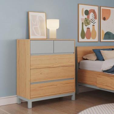 Imagem de Cômoda 5 Gavetas 114cm X 100cm Square - Inter Link