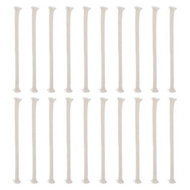 Imagem de Lâmpada a óleo Wicks SWATOM 1/4 de algodão redondo, 20 unidades para t