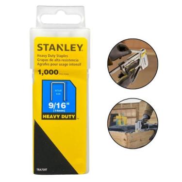 Imagem de Grampo Grampeador Stanley Heavy Duty 14mm 9/16 Pol. Tapeceiro Marcenei