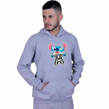 Imagem de Moletom Unissex Canguru Lilo Stitch Halloween - Lafre, Cinza, GG