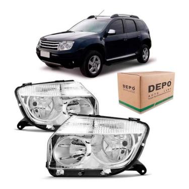Imagem de Farol Duster / 2010 A 2015 - Lado Esquerdo (motorista) - DEPO
