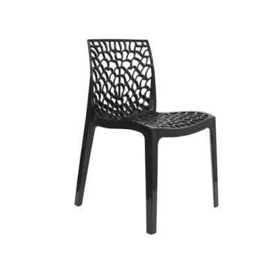 Imagem de Cadeira Gruvyer Sem Braços - Cor Preta  - shopshop