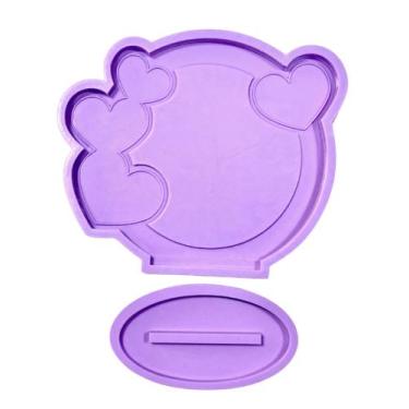 Imagem de R639 molde de silicone porta retrato mães namorados resina decorar - c