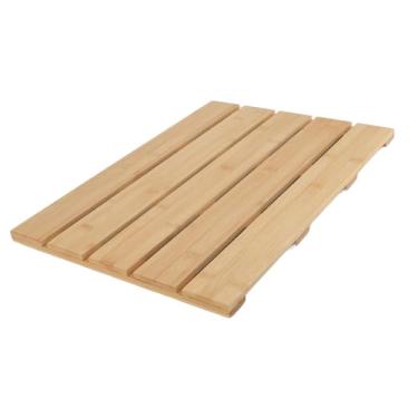 Imagem de Generic Tapete de Chuveiro, Tapete de Porta de Bambu Sem Resistência à Cozinha Ecológica e de Cozinha