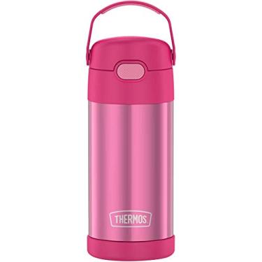 Imagem de Thermos Garrafa infantil Carros Funtainer, aço inoxidável, 354 ml, rosa