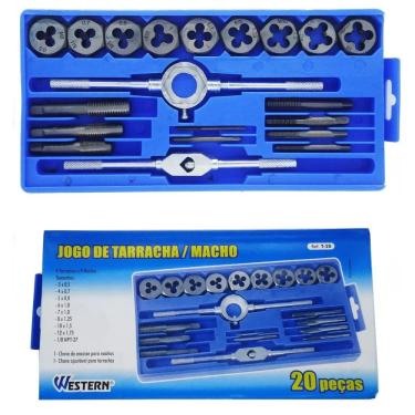 Imagem de Kit Macho E femeá Tarraxa Cossinete  tarracha Pente Rosca