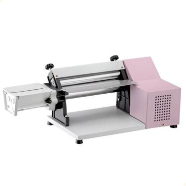Imagem de Cilindro Laminador Elétrico Malta 28 Cm Com Cortador de Talharim Rosa 127V 3117004