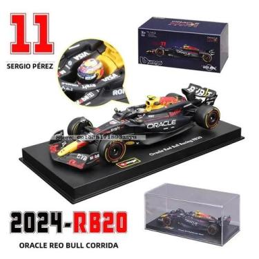 Imagem de Modelo De Metal Fundido Red Bull Racing RB19 2023 Bburago 143 F1 Com L
