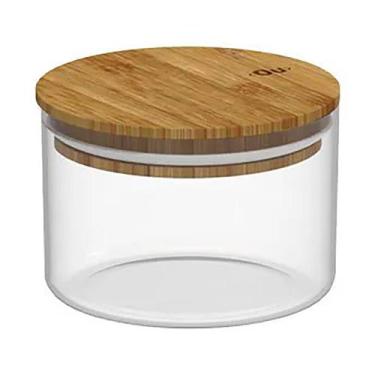 Imagem de Pote Hermético Keep Redondo 450ml com Tampa em Bambu PHB155NT - Ou