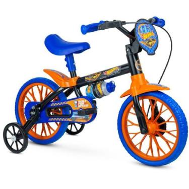 Imagem de Bicicleta Infantil Menino Aro 12 Hot Wheels Matel - Nathor