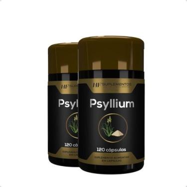 Imagem de 2x psyllium 120 cápsulas hf suplementos