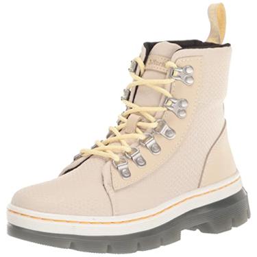 Imagem de Dr. Martens Pentes femininos W 6 Tie Boot Fashion, Pergaminho bege 40/60 nylon reciclado Ripstop, 7