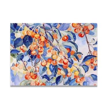 Imagem de CherriesThéo van Rysselberghe: Impressão em tela neoimpressionista belga chave 30x42 cm sem moldura