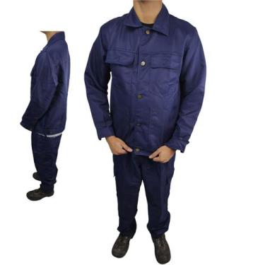 Imagem de Conjunto Uniforme Profissional EPI Segurança do Trabalho Obra Construç