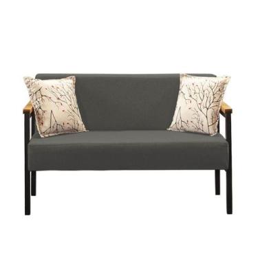 Imagem de Poltrona 02 Lugares Estilo Industrial Minas - Gonçalves Decor, Velutto