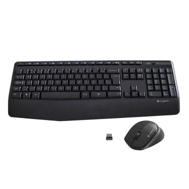 Imagem de Wireles Combo Logitech Teclado + Mouse Sem Fio Mk345 Usb Preto