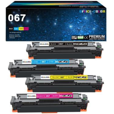 Imagem de Conjunto de cartuchos de toner compatível com OFFICE-COLOR Canon 067