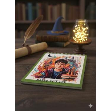 Imagem de Livro de Colorir 50 Folhas Grossas  Harry Potter, Stitch, Bobbie Goods